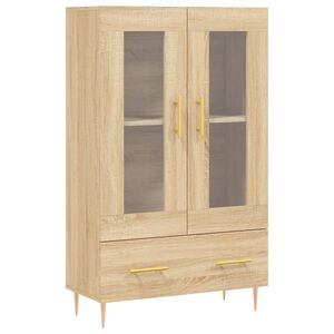 vidaXL Aparador alto madera de ingenier&iacute;a roble Sonoma 69,5x31x115 cm