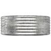 vidaXL Jardinera arriate acero galvanizado plata 507x100x36 cm