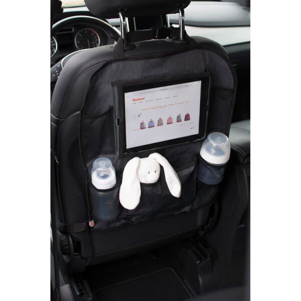 Baninni Organizador de tablet para asiento trasero Astuto negro