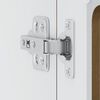 vidaXL Armario de cocina de pared con puerta de cristal "Lucca" de, madera de ingenier&iacute;a de roble ahumado