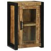 vidaXL Mueble de Cuarto de Ba&ntilde;o Marr&oacute;n Madera de mango maciza