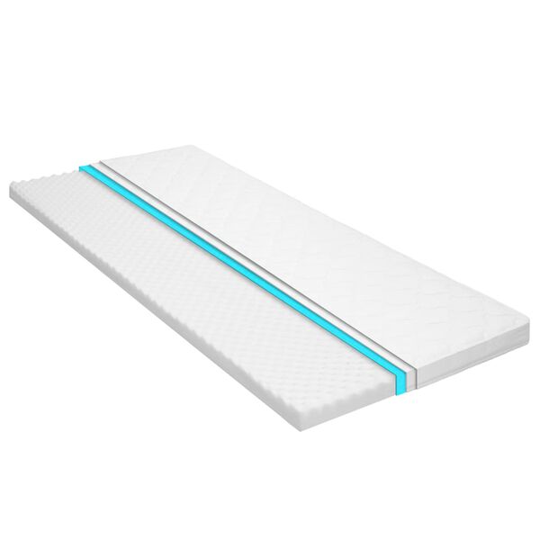 282768 vidaXL Mattress Topper 80x200 cm Cold Foam Egg Profile 6 cm