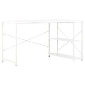 vidaXL Escritorio para ordenador blanco 120x72x70 cm