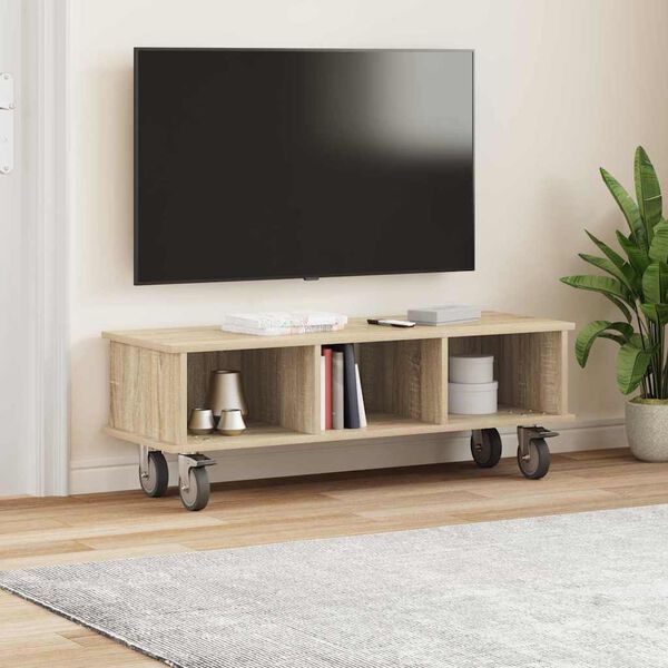 vidaXL Soporte de TV Roble Sonoma 100 x 35 x 35 cm