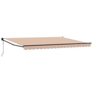 vidaXL Toldo Retr&aacute;ctil Multicolor 450 x 300 cm Poli&eacute;ster y Aluminio