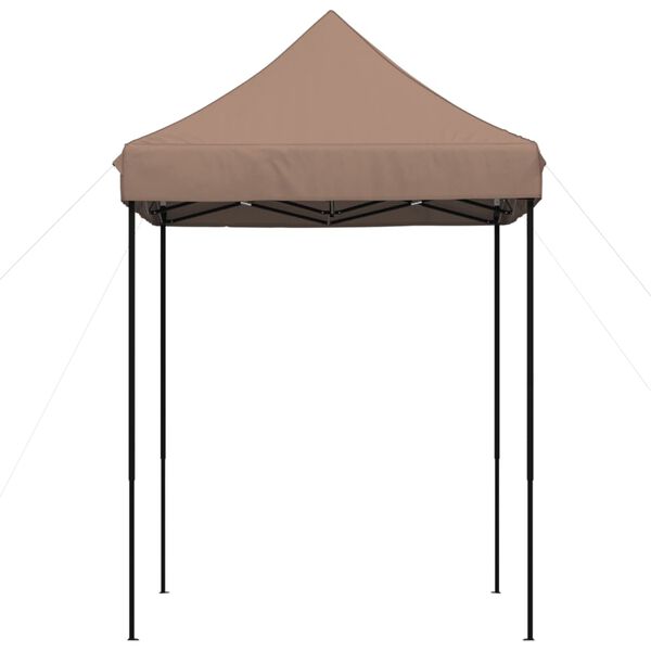 vidaXL Tienda de fiesta plegable Pop-Up marr&oacute;n 200x200x306 cm