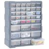 vidaXL Organizador multicajones con 39 cajones 38x16x47 cm