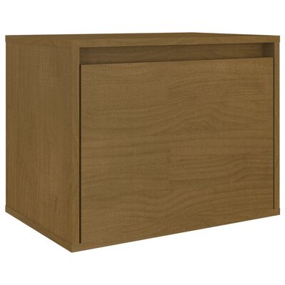 vidaXL Muebles para TV 7 piezas madera maciza de pino marrón miel