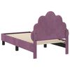 vidaXL Estructura de cama para ni&ntilde;os peque&ntilde;os con cabecera Morado