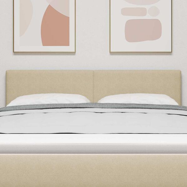 vidaXL Cabecero LED con cabecera Verde gris&aacute;ceo 160 cm Poli&eacute;ster