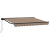 vidaXL Toldo retr&aacute;ctil manual Topo 4 x 2 m Poli&eacute;ster y Aluminio