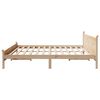 vidaXL Estructura de cama sin colch&oacute;n madera maciza de pino 180x200 cm