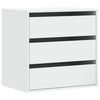 vidaXL Cajonera de esquina madera de ingenier&iacute;a blanca 60x41x58 cm