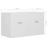 vidaXL Mueble con lavabo madera de ingeniería blanco