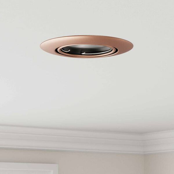 vidaXL Spotlights con focos 6 pcs Cobre 9 x 9 cm Metal