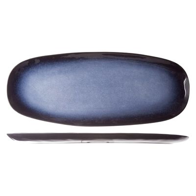 Cosy & Trendy Plato Sapphire 4 uds alargado azul zafiro 36,5x15 cm