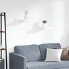 vidaXL Estante flotante pared 2 uds blanco y roble MDF 90x23,5x3,8 cm