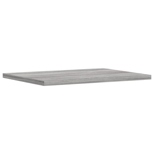 vidaXL Estantes pared 4 uds madera ingeniería gris Sonoma 40x30x1,5 cm