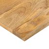 vidaXL Tablero de mesa rectangular madera maciza mango 90x30x2,5 cm