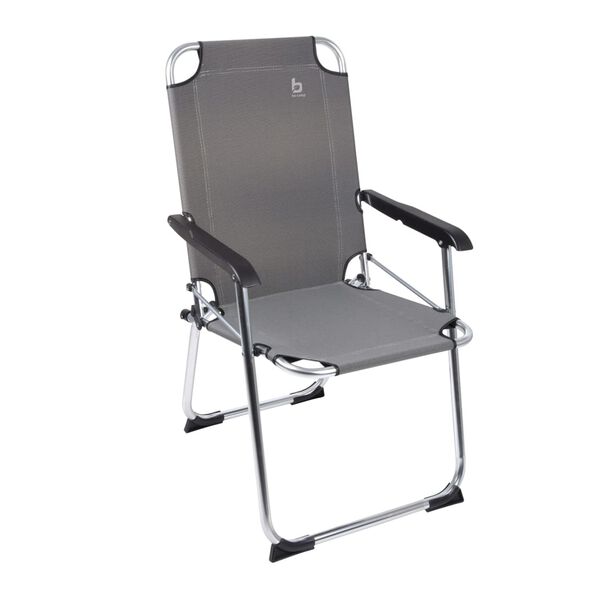 Bo-Camp Silla de camping plegable Copa Rio Classic gris