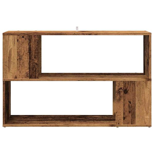 vidaXL Estanter&iacute;a madera de ingenier&iacute;a madera envejecida 100x24x63 cm