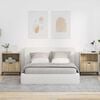 vidaXL Armario de Noche con caj&oacute;n 2 pcs Roble Sonoma 49 x 36 x 61 cm