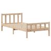 vidaXL Estructura de cama sin colch&oacute;n madera maciza pino 75x190 cm