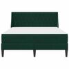 vidaXL Estructura de cama con colch&oacute;n Verde oscuro 120 x 200 cm