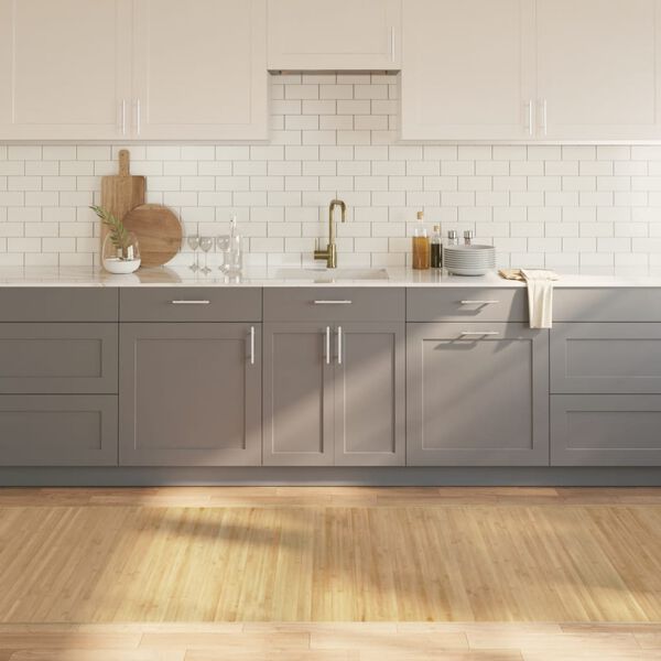 vidaXL Alfombra rectangular bamb&uacute; color natural claro 100x400 cm