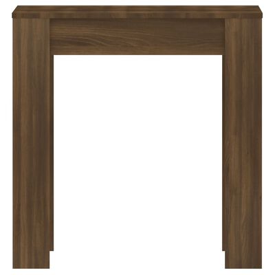 vidaXL Mesa de comedor madera contrachapada roble marrón 140x74,5x76 cm