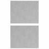 vidaXL Pelda&ntilde;o Rectangular 2 pcs Plateado 50 x 40 cm Aluminio