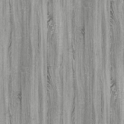 vidaXL Mesa de centro madera contrachapada gris Sonoma 50x50x35 cm