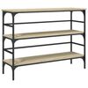 vidaXL Mesa consola madera de ingenier&iacute;a roble Sonoma 100x32x75 cm