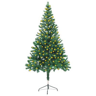 vidaXL Árbol de Navidad artificial con soporte 380 ramas 150 cm