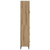 vidaXL Alacena Roble artesanal 69,5 x 34 x 180 cm Madera contrachapada
