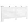 vidaXL Cubierta para radiador MDF blanco 172x19x81,5 cm