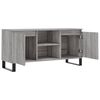 vidaXL Mueble de TV madera de ingenier&iacute;a gris Sonoma 104x35x50 cm