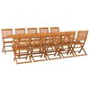 vidaXL Set comedor de jardín 13piezas madera maciza acacia 280x90x75cm