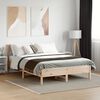 vidaXL Estructura de cama sin colch&oacute;n madera maciza de pino 120x190 cm