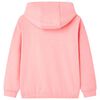 Sudadera con capucha infantil rosa brillante 104