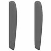 vidaXL Oreja de cabecero Gris Tenue 80 x 23 x 6 cm tela