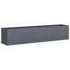 vidaXL Jardinera antracita 200x40x40 cm acero laminado en fr&iacute;o