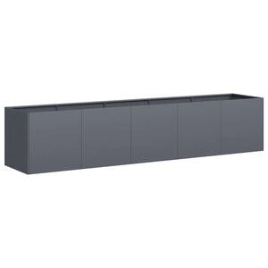 vidaXL Jardinera antracita 200x40x40 cm acero laminado en fr&iacute;o