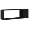 vidaXL Conjunto de mueble de TV Negro 100 x 24 x 63 cm