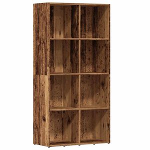 vidaXL Estanter&iacute;a madera de ingenier&iacute;a envejecida 66x30x130 cm
