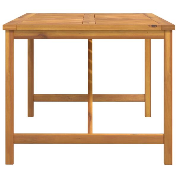 vidaXL Mesa de comedor de jardín madera maciza de acacia 150x90x74 cm