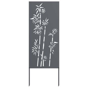 vidaXL Pantalla de Privacidad para Jard&iacute;n Floral Antracita 50 x 140 cm