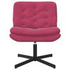 vidaXL Sill&oacute;n Relax giratorio Rojo vino 63 x 75 x 76 cm Terciopelo