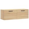 vidaXL Armario de pared madera ingeniería roble Sonoma 100x36,5x35 cm