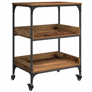 vidaXL Carro de Cocina Madera Vieja 60 x 41 x 80.5 cm